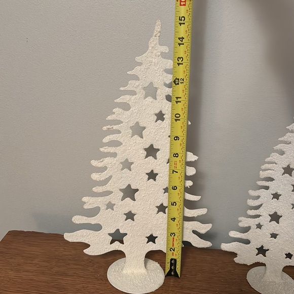 Metal Decorative Trees with Fake Snow - Picture 4 of 7